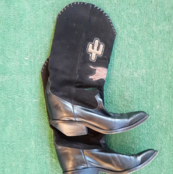 Unique Zodiac Cowboy/girl Leather Boots. - Picture 8 of 8